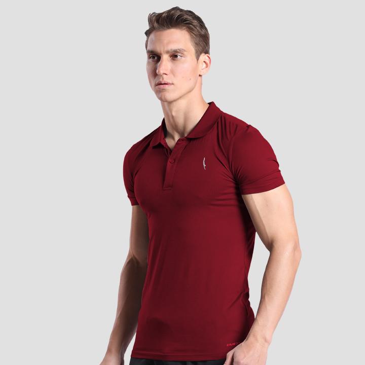 Seeker Polo Maroon
