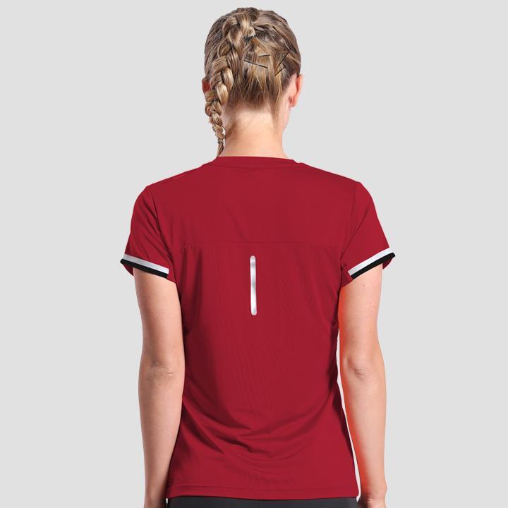 Luminate Tee Maroon