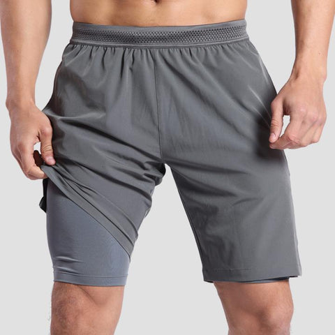 Brace Shorts Grey